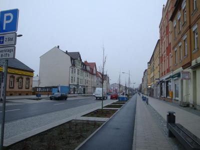 Bahnhofstraße in Senftenberg gesperrt