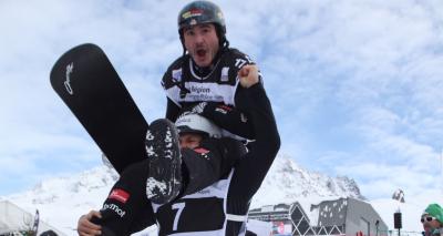 Foto zur Meldung: Paul Berg gewinnt SBX-Weltcup in Val Thorens - Jana Fischer auf Rang 16