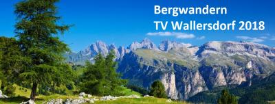 TV-Wallersdorf Bergwandern Tourenplan 2018
