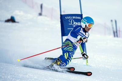 Foto zur Meldung: Christoph Frank beim Telemark Weltcup auf Platz 14