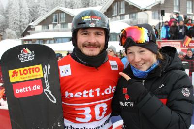 Foto zur Meldung: Snowboardcross am Feldberg: Paul Berg Dritter