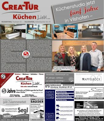 CREA Tür Küchen Liebl Küchenstudio jetzt fünf Jahre in Vilshofen