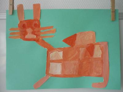 Foto zur Meldung: Klasse 3a: Picasso-Hasen