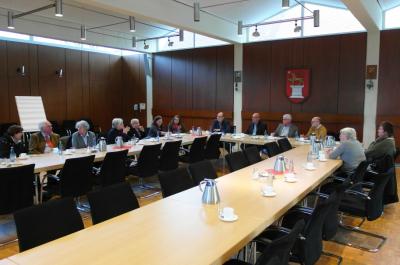 Akteure aus der LEADER-Region „Grünes Band im Landkreis Helmstedt“ beim Auftakttreffen für das Projektes