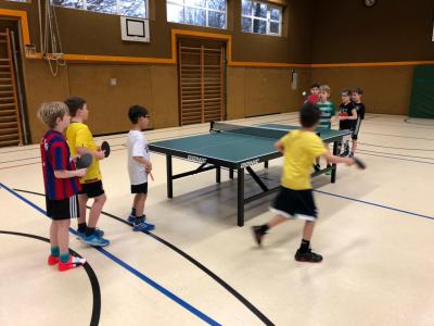 Foto zur Meldung: Neue Tischtennisgruppe für Grundschüler