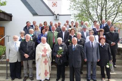 Foto zur Meldung: 17 Paare aus Miltach und Blaibach feiern ihr Ehejubiläum
