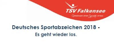 Deutsches Sportabzeichen 2018 – Vorbereitungstraining geht wieder los