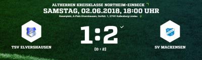 Meldung: Fußball: Altherren gewinnen in Elvershausen