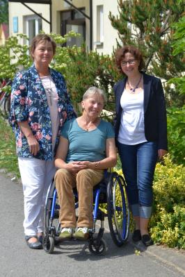 Unser Bild zeigt Angelika Falkner-Musial, Sille Boll und Manuela Dörnenburg (v.l.)