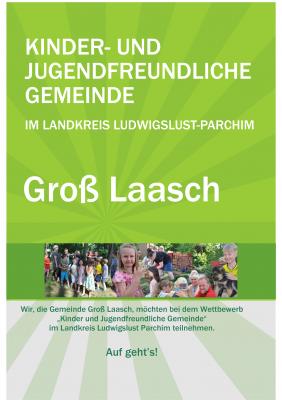 Foto zur Meldung: Gross Laasch - Bewerbung: Kinder- und Jugendfreundliche Gemeinde