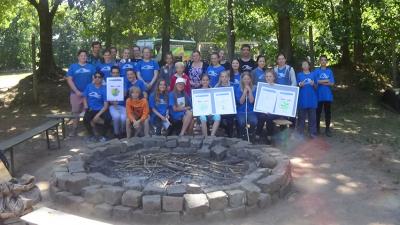 Foto zur Meldung: Exzellenz-Wassercamp und Ausbildung für Betreuer im Wildpark Eekholt