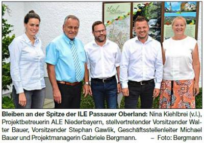 ILE Passauer Oberland:  Vorsitzende wiedergewählt