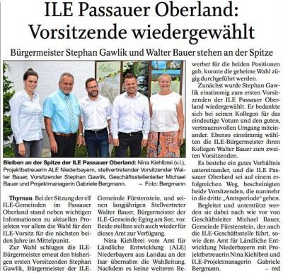 ILE Passauer Oberland: Vorsitzende wiedergewählt