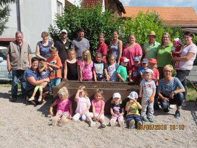 Außenanlage der Kindertagesstätte in Ulfen auf Vordermann gebracht. (Bild vergrößern)