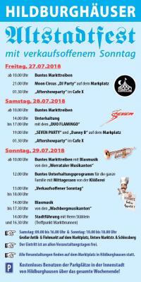 Programm Altstadtfest