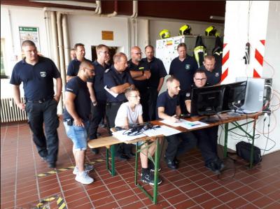 Foto zur Meldung: Funkübung Sonderlagenmodul Foto zur Meldung: Funkübung Sonderlagenmodul