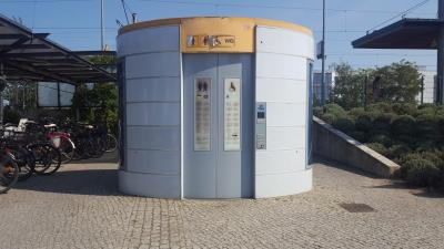 Die öffentliche Toilette am südlichen Falkenseer Bahnhof ist geschlossen.