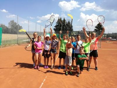 Foto zur Meldung: Der Tennisclub organisierte das 2. Ferienprogramm in der Gemeinde Prackenbach
