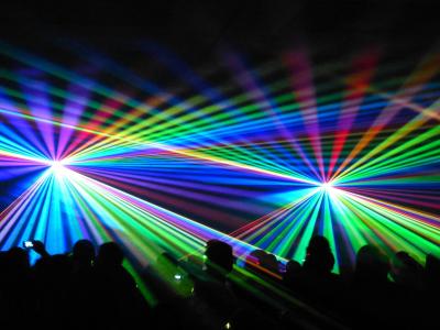 Foto zur Meldung: 27. Calauer Stadtfest: Laser-Spektakel zum Auftakt des Festwochenendes