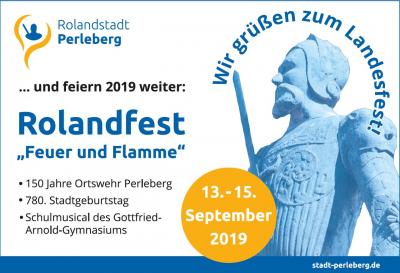 Perleberg grüßt zum Landesfest & wirbt für Stadtfest 2019