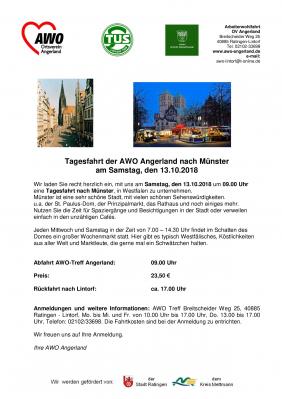 --- 13.10. Tagestour nach Münster ---