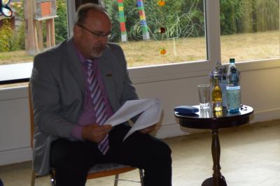 Lesung mit Bürgermeister Werner Dietrich im Haus der Begegnungen