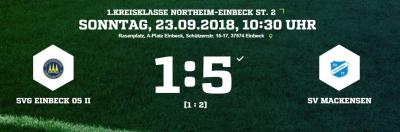Meldung: Fußball: 1. Mannschaft siegt souverän in Einbeck