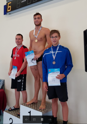 Michael Ritter und Felix Nitschke holen 6 Medaillen beim Internationalen Schwimmfest der Kreissparkasse Anhalt-Bitterfeld (Bild vergrößern)
