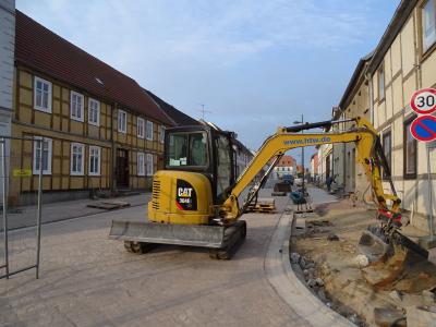 Baurbeiten an der Prinzenstraße kurz vor Vollendung