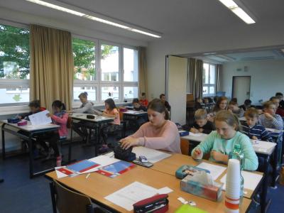 Foto zur Meldung: Mathematikwettstreit an der Schule