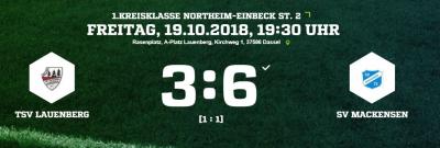 Meldung: Fußball: Vier Punkte aus zwei Derbys für den SV Mackensen