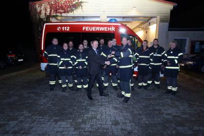 Fahrzeugübergabe bei der Hönower Freiwilligen Feuerwehr