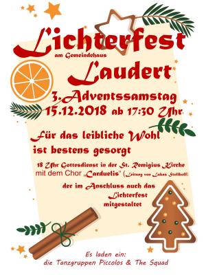 Lichterfest am 15.12.2018