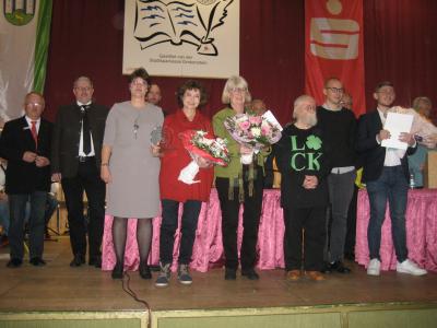 Rückblick auf die Verleihung des 17. Nordhessischen Literaturpreises „Holzhäuser Heckethaler“ am 27. Oktober 2018 im Bürgerhaus Holzhausen (Bild vergrößern)