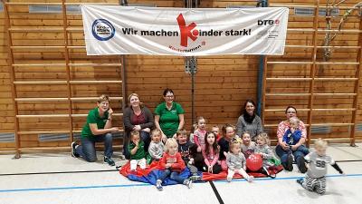 Foto zur Meldung: SV Moosbach macht Kinder stark und gestaltete erstmalig den Tag des Kinderturnens am 13.11.2018