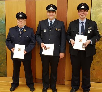 Verleihung des Feuerwehr Ehrenzeichens 2018 (Bild vergrößern)