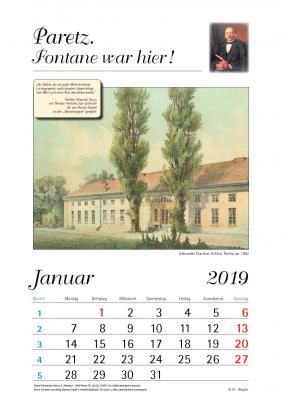 Vorschaubild zur Meldung: Paretz Kalender 2019 erschienen