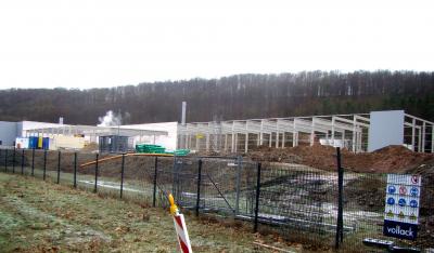 Bauvorhaben bei ATP in Buchenau geht gut voran (Bild vergrößern)