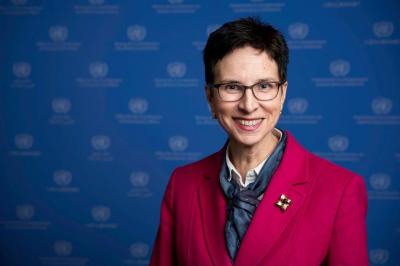 Vorschaubild zur Meldung: Inspirierende Frauen in Führungspositionen: Interview mit Ursula Müller, Beigeordnete Generalsekretärin und stellvertretende Nothilfe-Koordinatorin der Vereinten Nationen (OCHA)