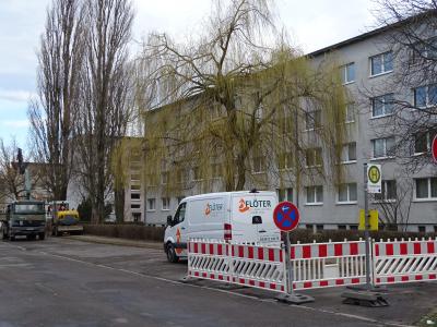 Instandsetzung des Gehwegs in der Werner Straße
