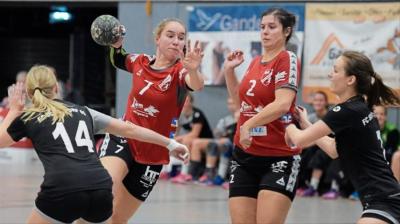 Foto zur Meldung: Handball Damen Oberliga: HSG mit Arbeitssieg