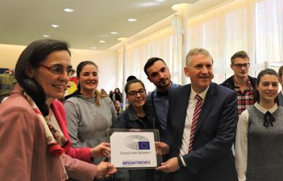 TGSBBZ Saarlouis wird Botschafterschule für das Europäische Parlament – Höhepunkt einer langen Reise
