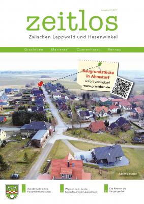 Titelblatt der aktuellen Ausgabe von zeitlos - zwischen Lappwald und Hasenwinkel