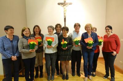 Foto zur Meldung: Frauenbund Miltach bringt sich aktiv in das Pfarrleben ein