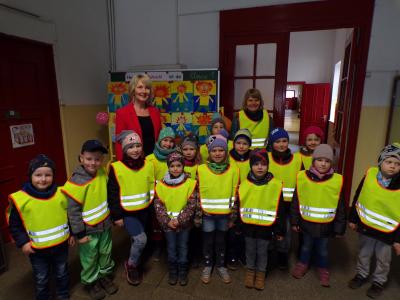 Foto zur Meldung: Kleine Kita-Reporter an der Grundschule "Fritz Reuter" in Crivitz zu Gast
