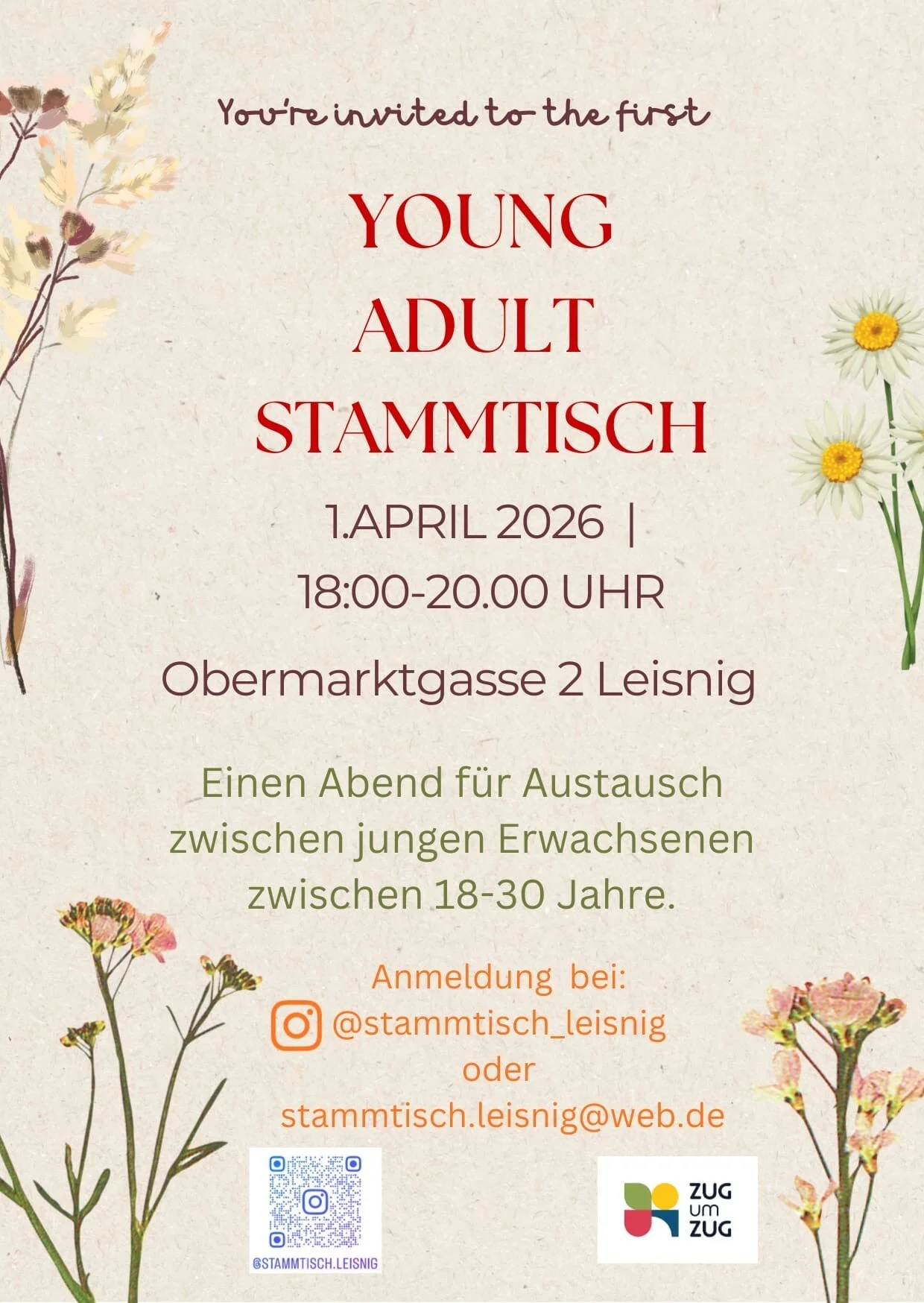 Plakat Jugendstammtisch