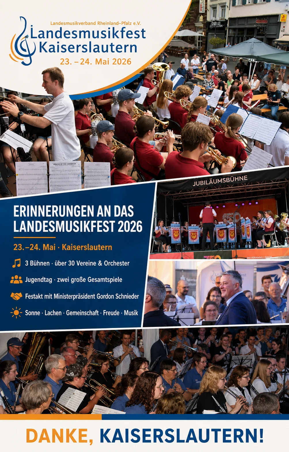 Danke Kaiserslautern - Rückblick auf das Landesmusikfest2026