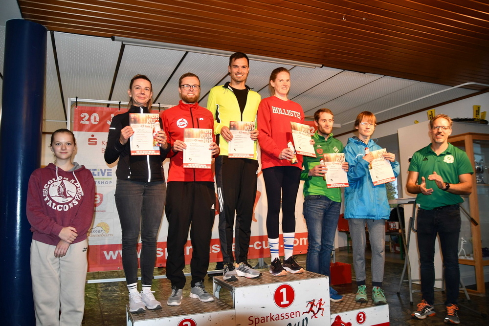 Siegerehrung 10 Kilometerlauf