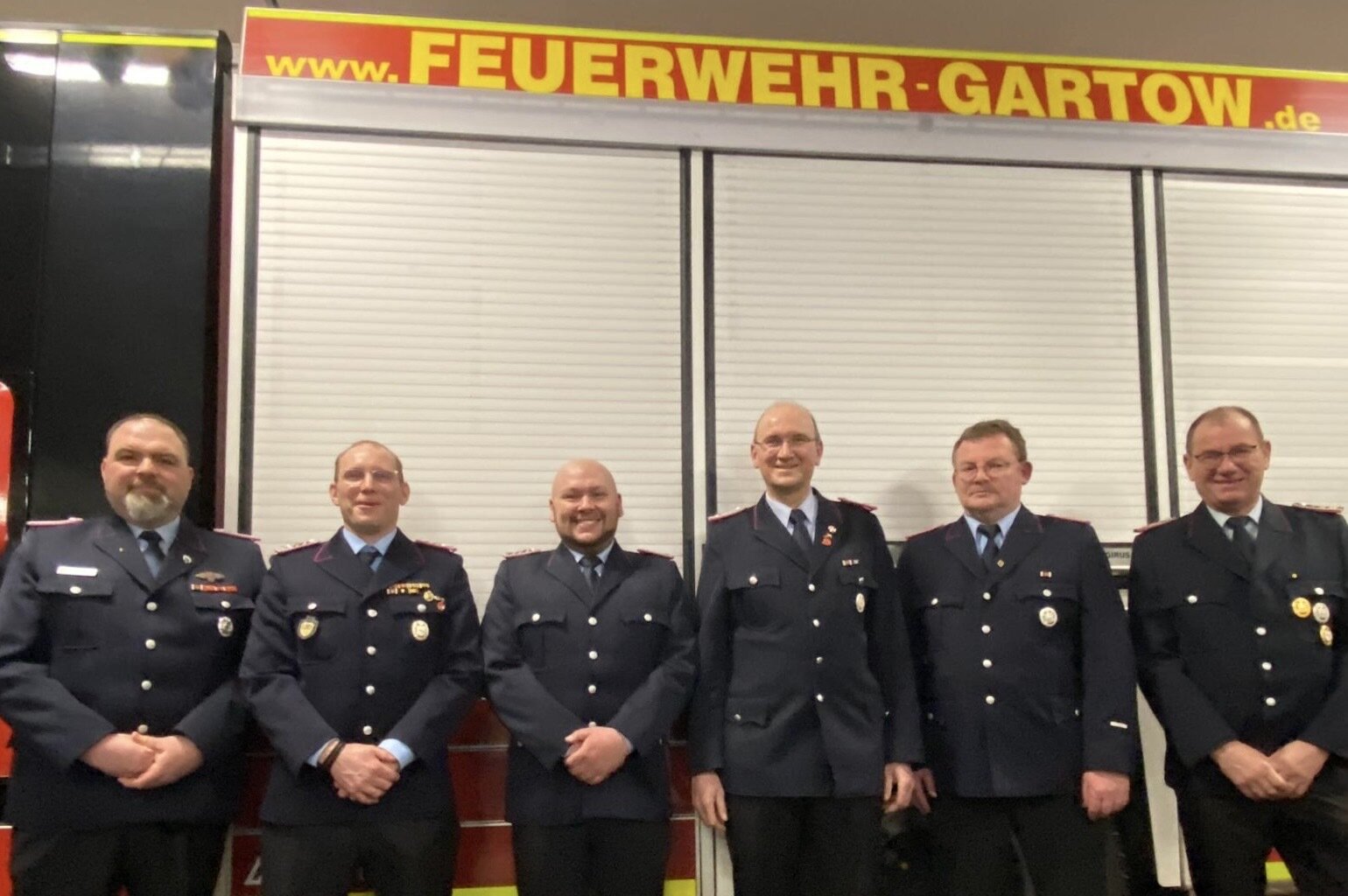 Ehrungen im Rahmen der Jahreshauptversammlung: Matthias Ruß sowie René Kanwischer (Von Links) und Hartmut Waldow (Außen Rechts) wurden für ihre langjährige Mitgliedschaft ausgezeichnet.