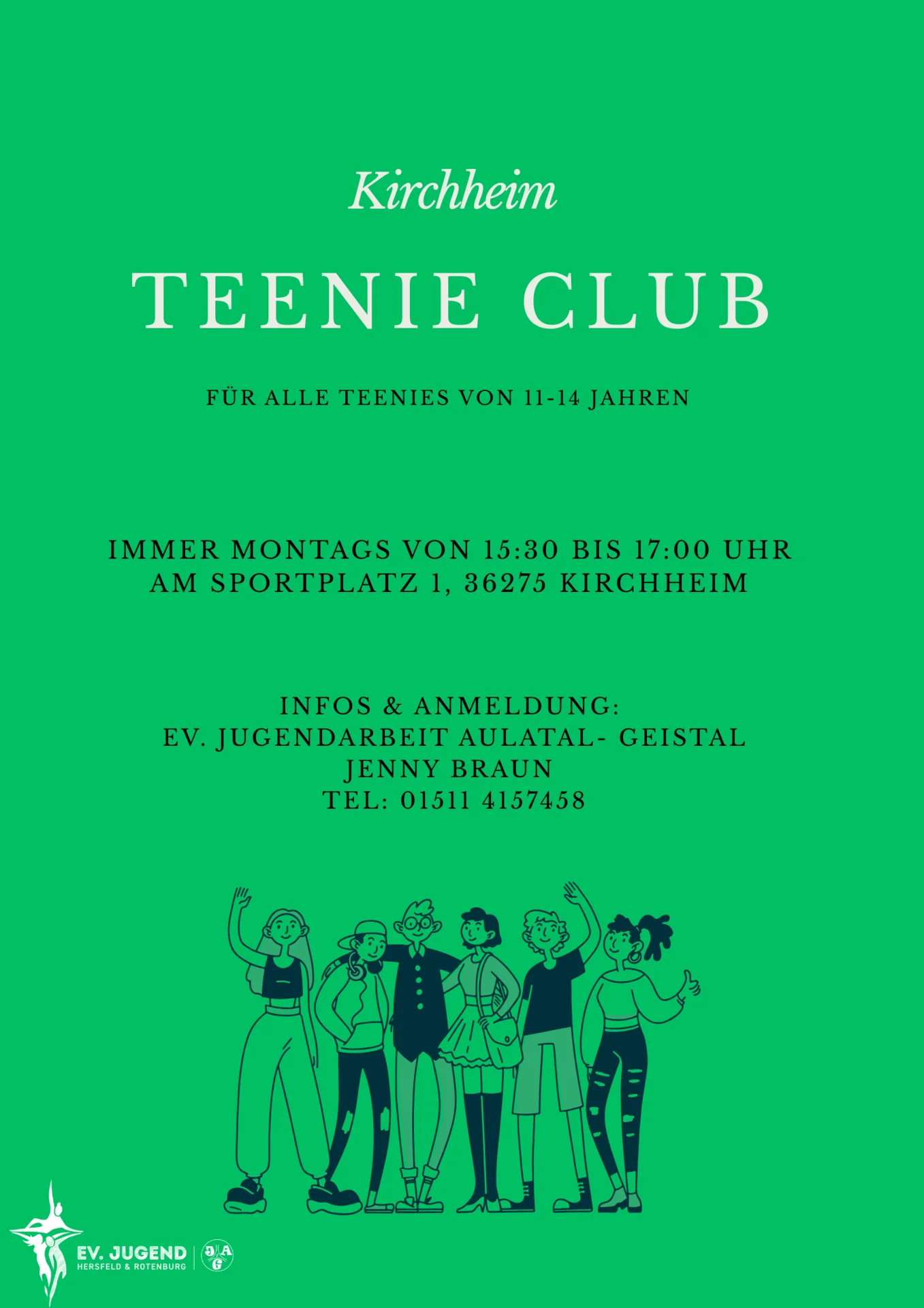 Teenie Club startet in Kirchheim, Flyer 1